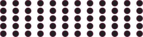 StickerTalk Black Camera Dots Webcam Covers, 1 Sheet of 60 Stickers, 0.1875 inch Diameter Each