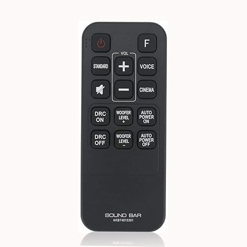 Replacement Remote Control for LG Sound bar LAS454B SH3K LAS485B SJ7 SJ9 SJ4Y SK3D SK4D SK1 Surround bar