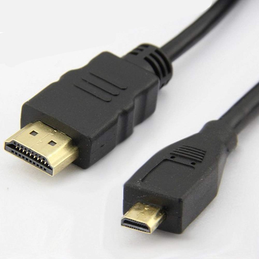 AlyKets HDMI to Micro HDMI Cable,6Ft 4K 1080ti 3D HDMI Cord for Gopro Hero 4/5/ 6/7 Black,Raspberry Pi 4, Nikon Coolpix D3400 D3500,Sony A6000 Camera