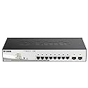 D-Link 10-Port Gigabit Smart Managed PoE+ Switch | 8 PoE+ Ports (65W) + 2 SFP Ports | L2+ | VLANs | Web Managed | Surveillance Mode | Desktop or