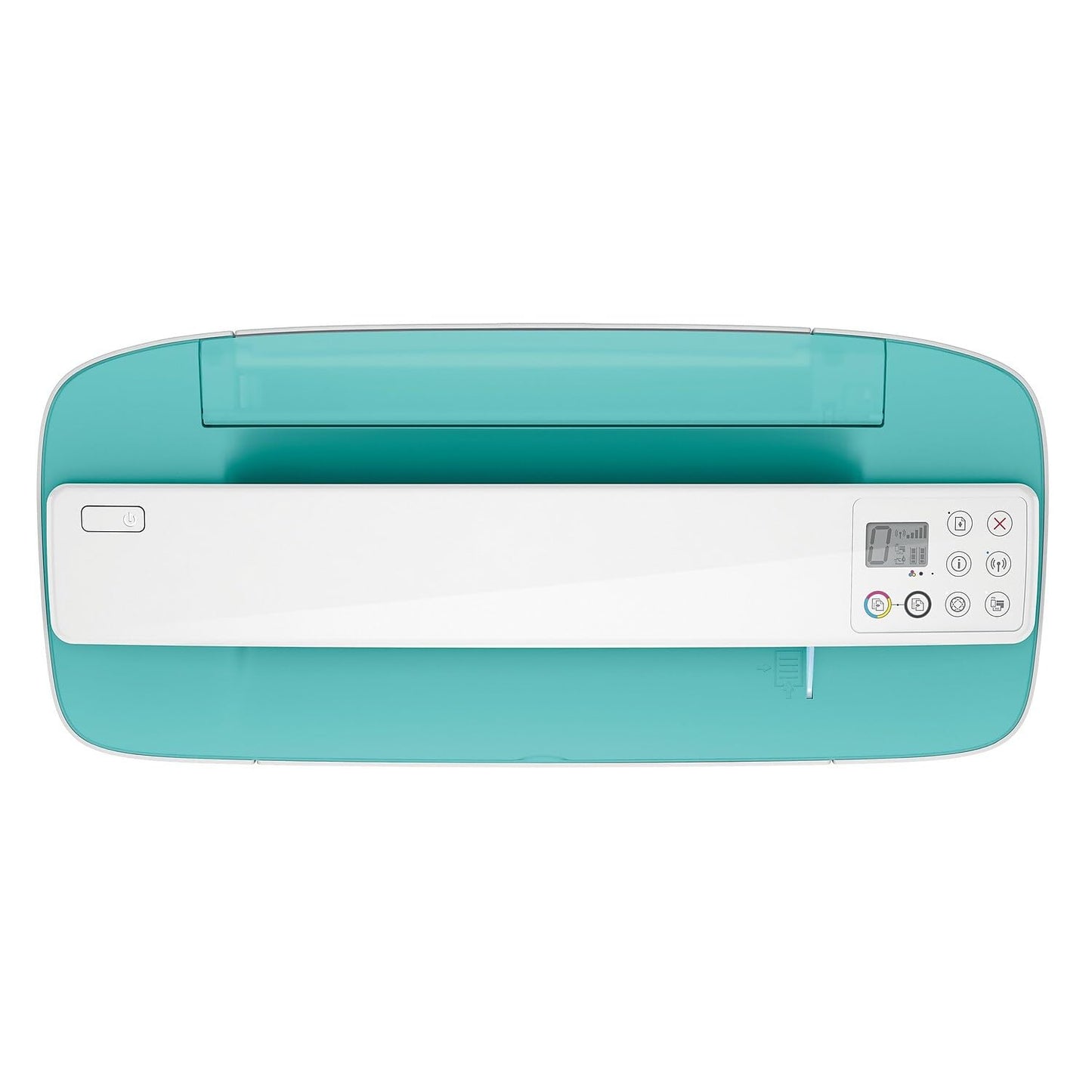 HP DeskJet 3755 Compact All-in-One Wireless Printer, Instant Ink, Works with Alexa - Seagrass Accent (J9V92A)