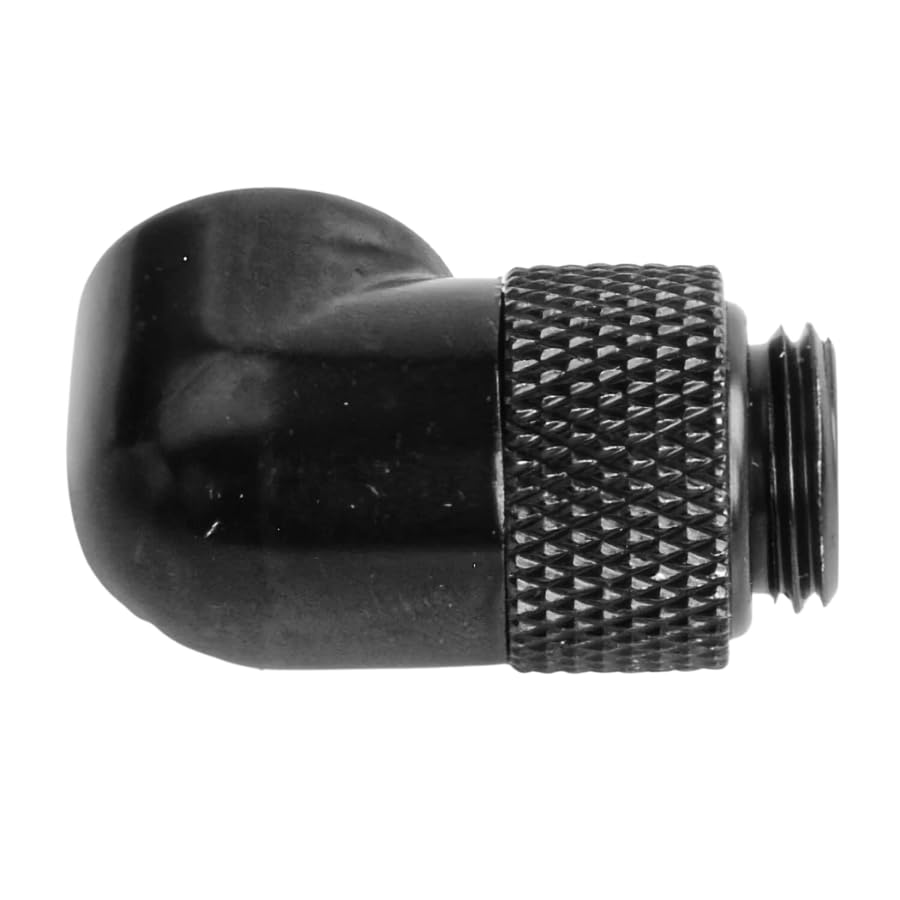 greenDracaena Dracaena.io 6 Pack G1/4" 90° Rotary 360° Swivel Fitting, Male to Female Extender Adapter for PC Water Cooling Loop, Computer Liquid