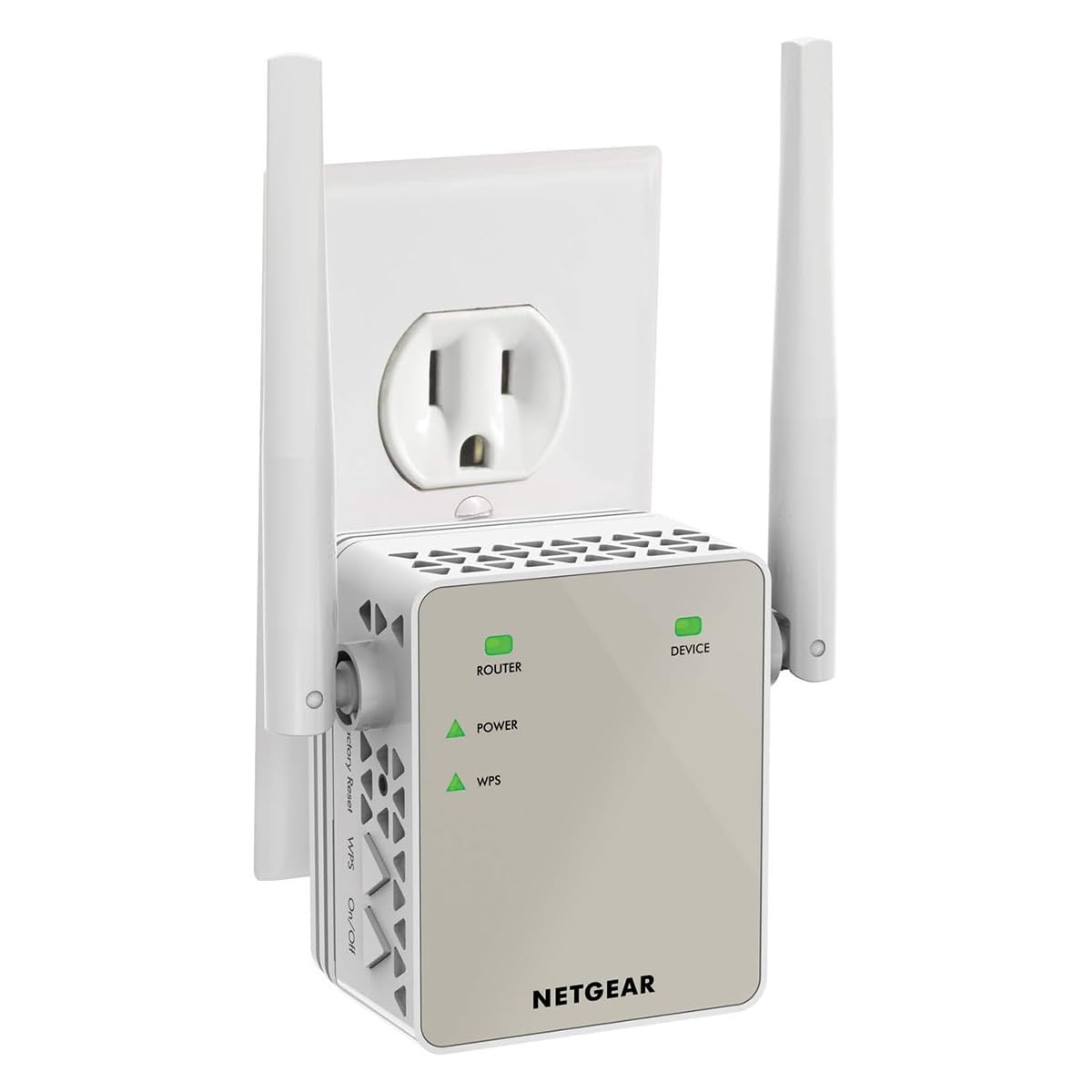 NETGEAR WiFi Range Extender (EX6120) - Add up to 1,500 sq. ft., 25 Devices - AC1200 Dual Band Wireless Signal Extender (Up to 1.2 Gbps Speed), Compact