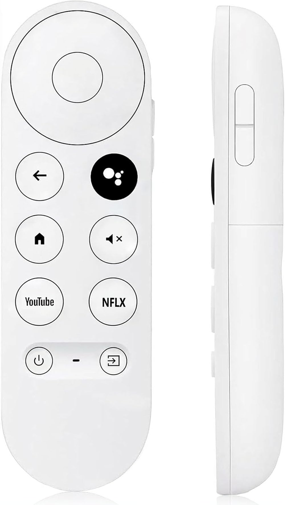 NEW Voice Remote Control for Google Chromecast TV 4K (Snow), Replacement Remote for Google Chromecast 4k Snow HD TV G9N9N GA01409-US GA01919-US