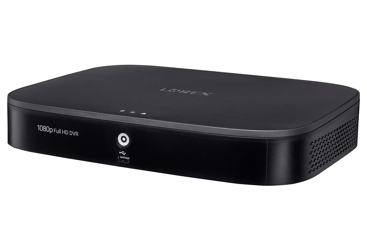 Lorex D241A81B-W 1080p HD Analog Security DVR with Advanced Motion Detection Technology and Smart Home Voice Control (M.) (Renewed)
