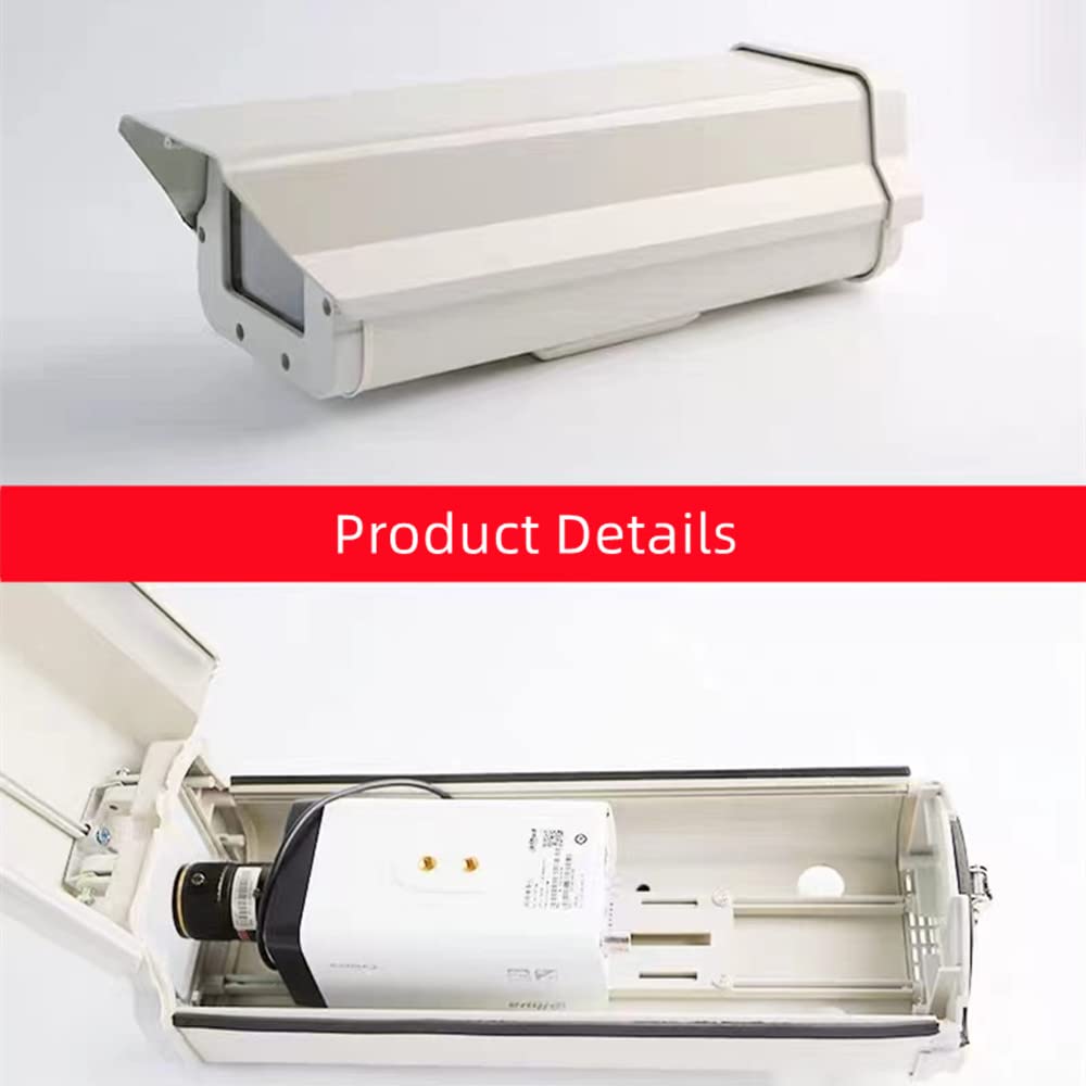 BeElion Aluminum Housing CCTV Security Surveillance Outdoor Camera Box Weatherproof Heavy Duty Junction Box Shell for CCTV Surveillance Camera Wall