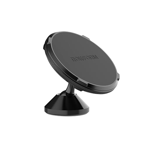 ROKFORM Dual Magnet Swivel Dash Mount, Magnetic Adhesive Swivel Mount