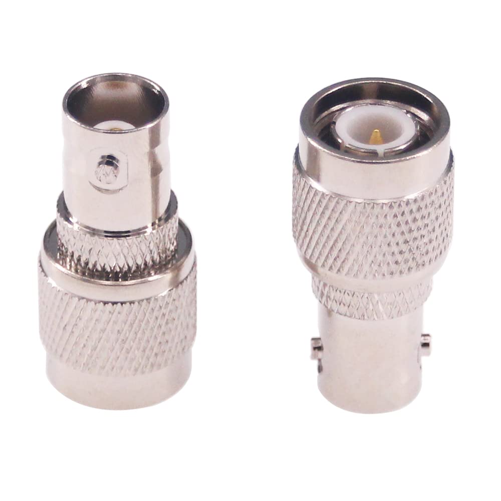 RFaha 3pcs TNC Male to BNC Female RF Coax Adapter TNC to BNC Coaxial Connector(F49-3)