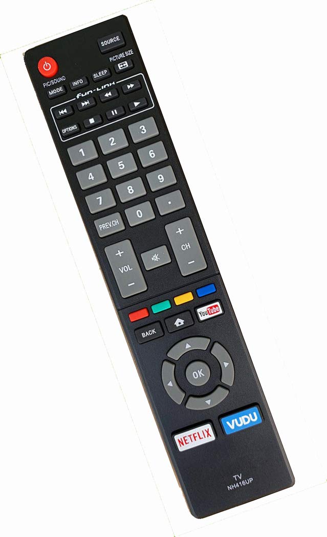 NH416UP Remote Replacement for Magnavox Smart TV 50MV336X 32MV304X 32MV306X 32MV304/F7 32MV306X/F7 32ME402F7 32ME402V 32ME402V/F740MV324X 40MV336X
