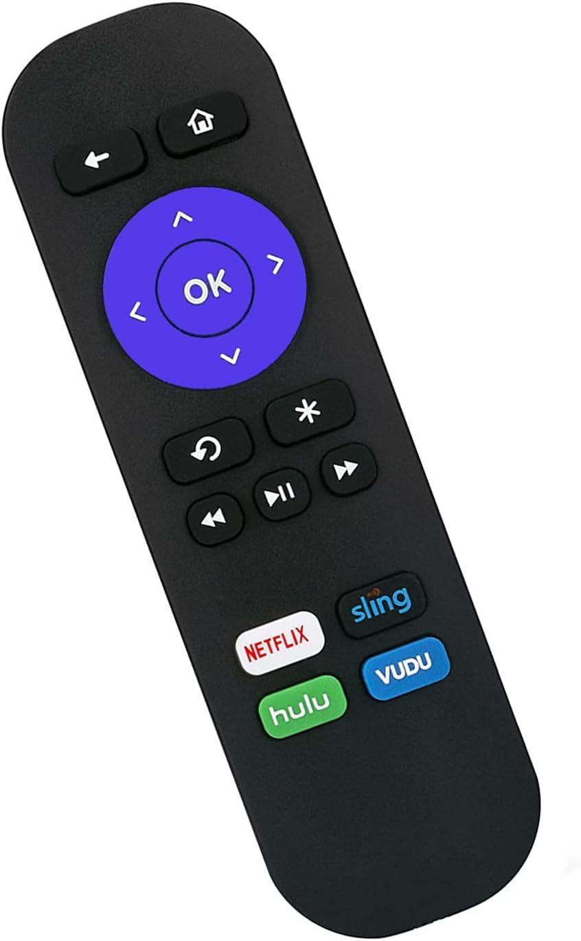 Smartby Remote Control for Roku 1, Roku 2, Roku 3, Roku 4 (HD, LT, XS, XD) Streaming Player, for Roku Premiere, for Roku Box?NOT for Stick or TV?