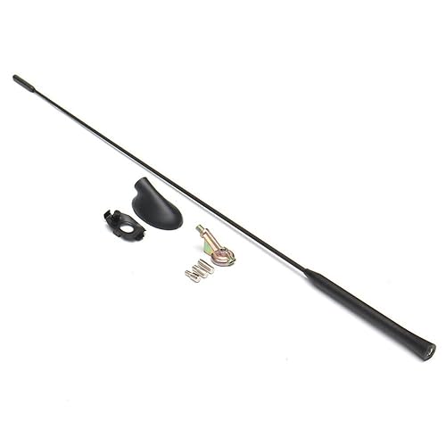PolarLander Car Styling Roof AM/FM Aerial Black Antenna Mast Signal with Base Kit for Ford Focus 2000-2007