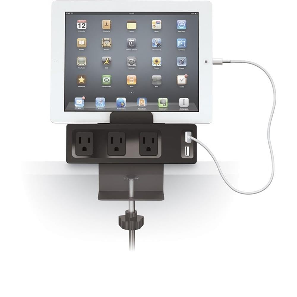 Balt Table Clamp Mount Power Outlet & USB Charger (66675)