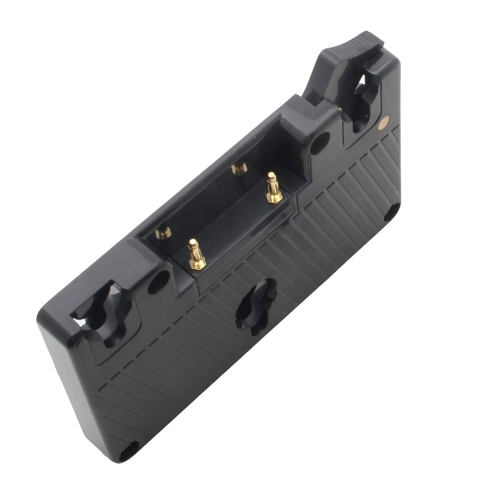 FocusFoto Battery Power Supply Adapter Plate with D-tap Output for ANT0N Bauer Gold Mount Battery for Panasonic DSLR Camera Camcorder