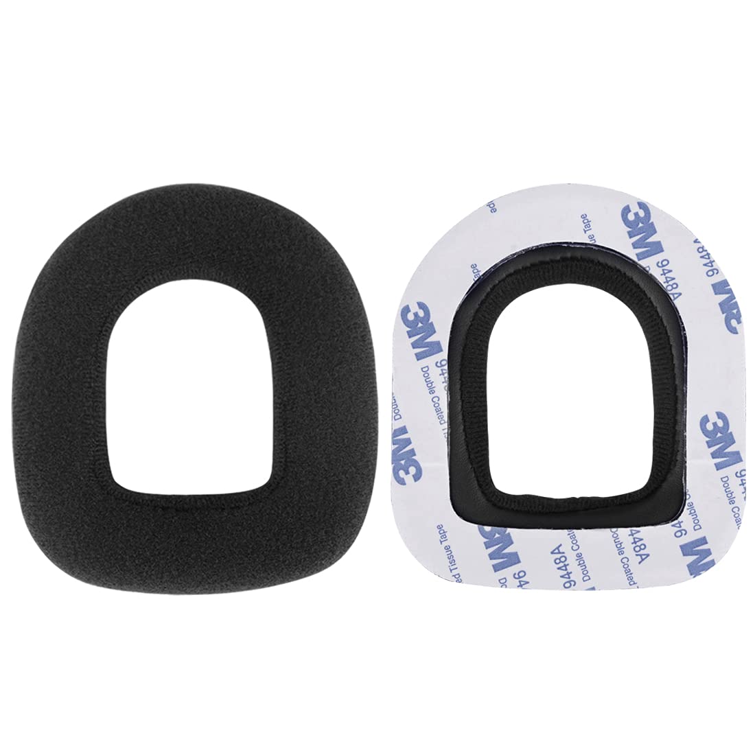 Geekria Comfort Velour Replacement Ear Pads for Astro A10 Gaming Headset Headphones Ear Cushions, Repair Parts with Video Guide (Black)