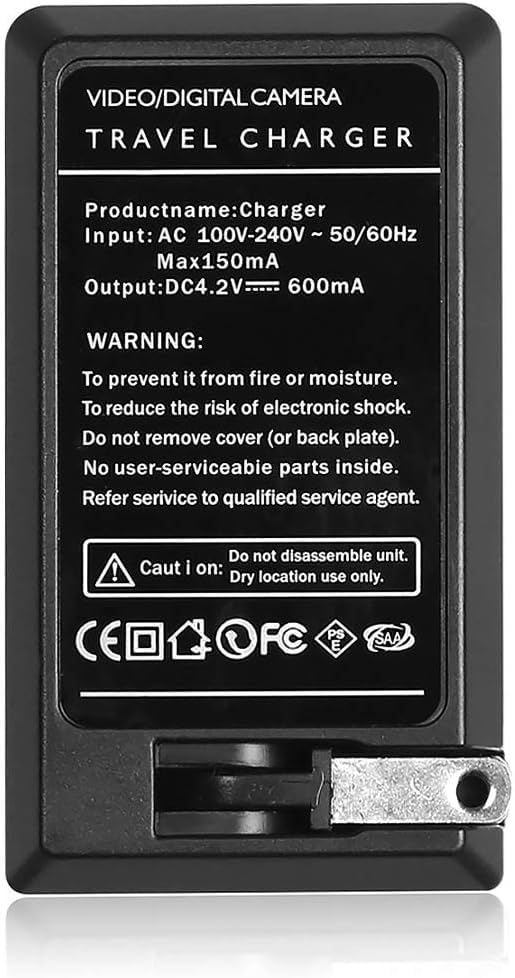 EN-EL23 Battery Charger for Nikon Coolpix P600, S810C and More... Cameras + Microfiber Cloth