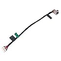 TRADOCK DC Power Jack Socket Charging Port Cable for HP Spectre X360 15-DF 15T-DF L31412-S16 L31412-Y16 M08169-S16 2DW3069-060114F