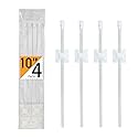 10 Inch Reusable Adjustable Straps with Sticky Pads - Durable Fastening Straps for Home Organization, Car Accessories, Cable Management, Tools