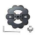 Magnetic Phone Tripod Mount,1/4" Thread Cold Shoe 360° Rotation,Compatible with iPhone16 15 14 13 12 Pro All Series,Magnetic Ring iPhone Tripod Mount