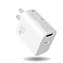 I IBACASE Dual USB C 33W Fast Wall Charger Mini Block QC3.2 Compatible with iPhone iPad Samsung Pixel and More