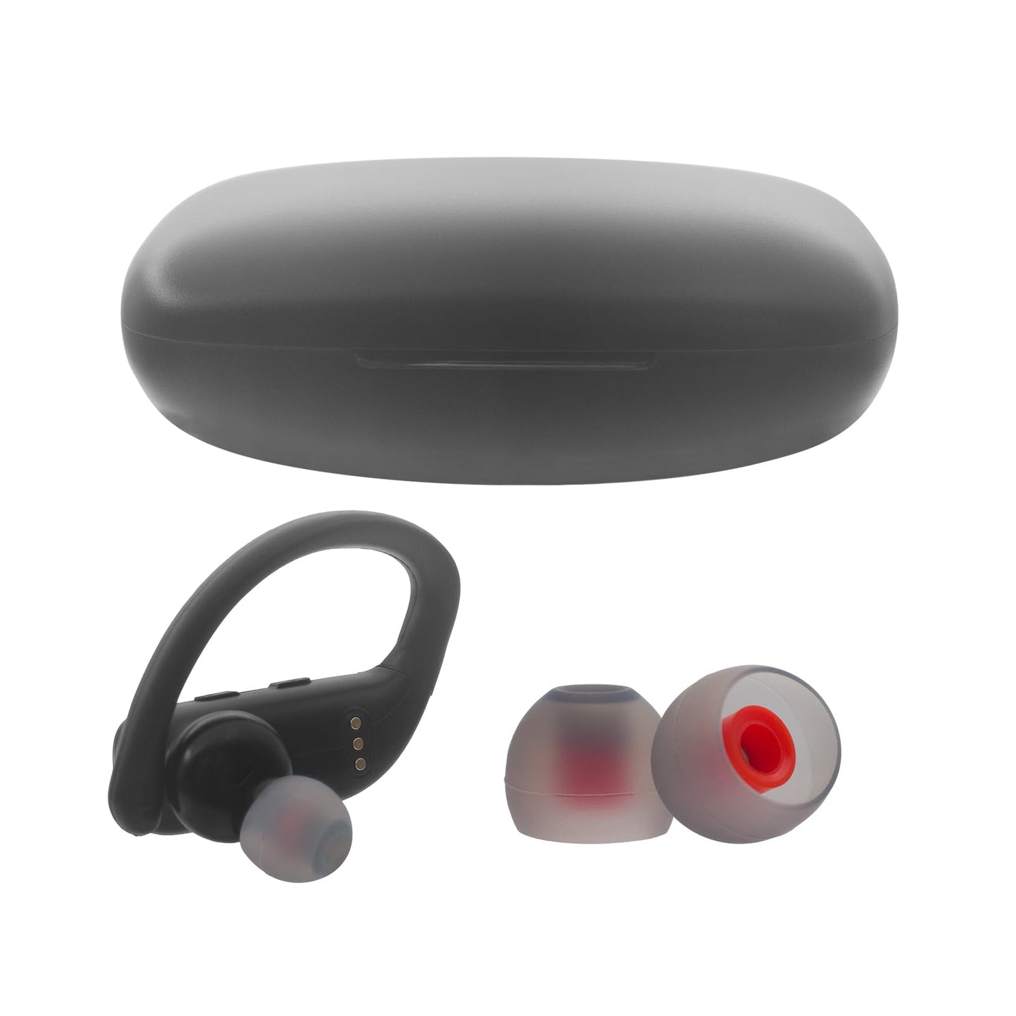 Replacement Ear Tips for bmani T16 / bmanl T16 / occiam T17 Wireless Earbuds, Silicone Earbuds Tips, 9 Pairs (S/M/L)