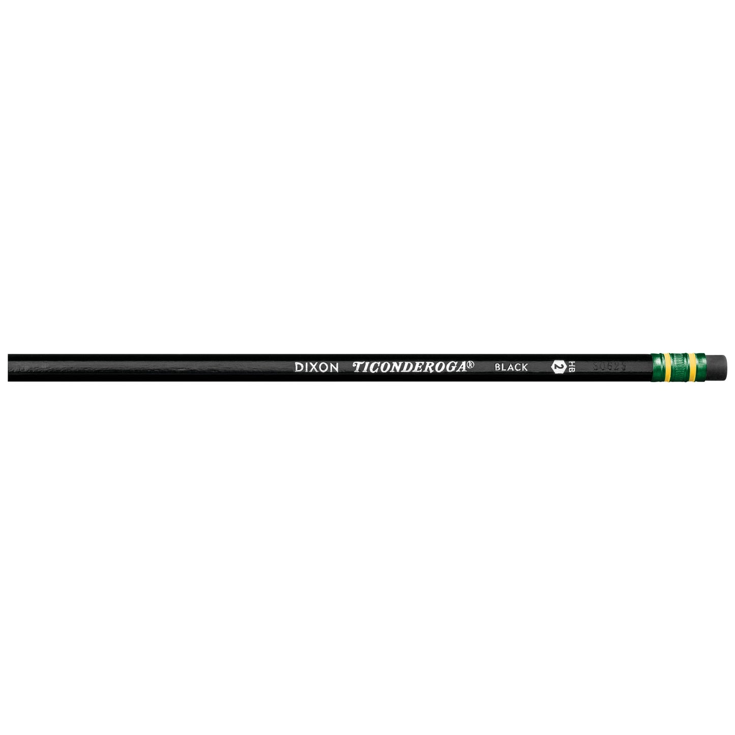 Ticonderoga Wood-Cased Pencils, Unsharpened, #2 HB Soft, Black, 12 Count