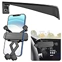 LUNQIN Car Phone Holder Mount for Hyundai Elantra 2021 2022 2023 2024 2025 2026 Sedan Hybrid Auto Accessories Navigation Screen Bracket Interior