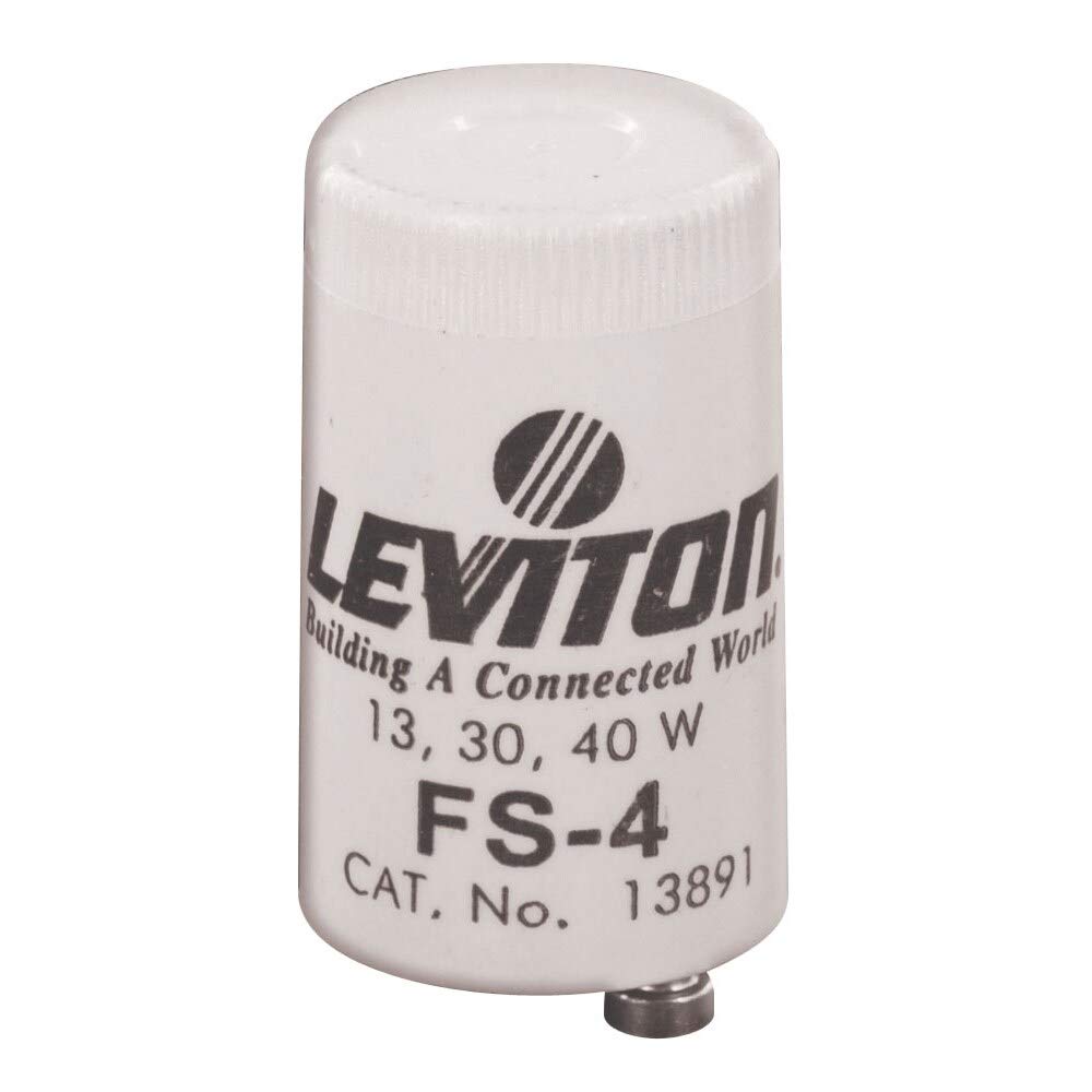 Leviton Fluorescent Lamp Starter, 2 Pack, 12410