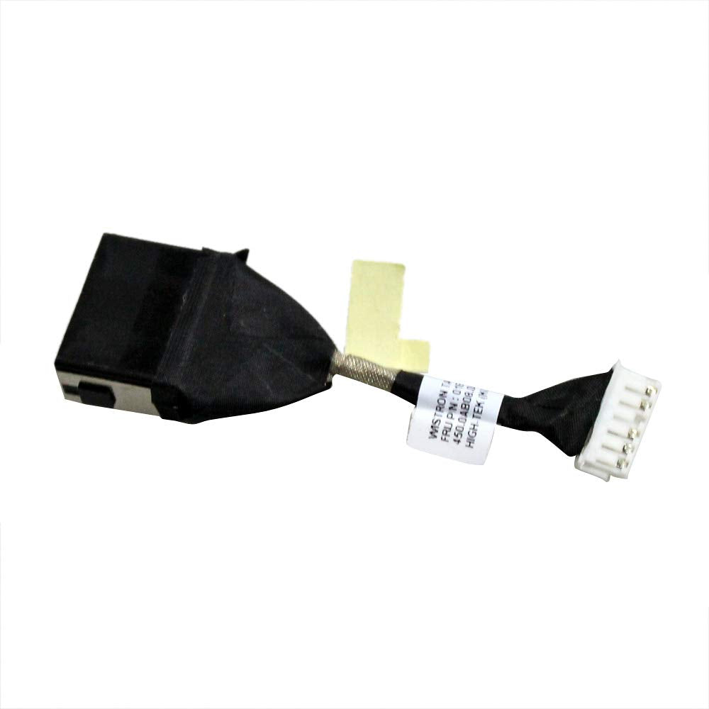 GinTai DC Power Jack with Cable Socket Plug Charging Port Replacement for Lenovo Thinkpad T570 P51S 01ER026 450.0AB08.0011