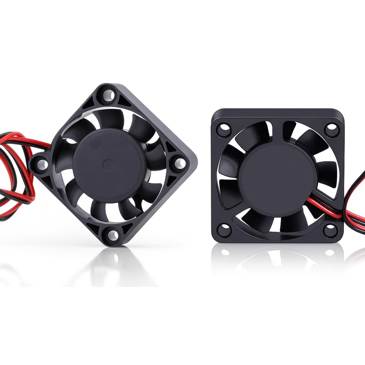 Newwish 4010 Axia Fan DC 24V,40mm x 40mm x 10mm Hydraulic Bearing Low Noise Silent Brushless Cooling Fan for 3D Printers Extruder Hotend.(2PCS)