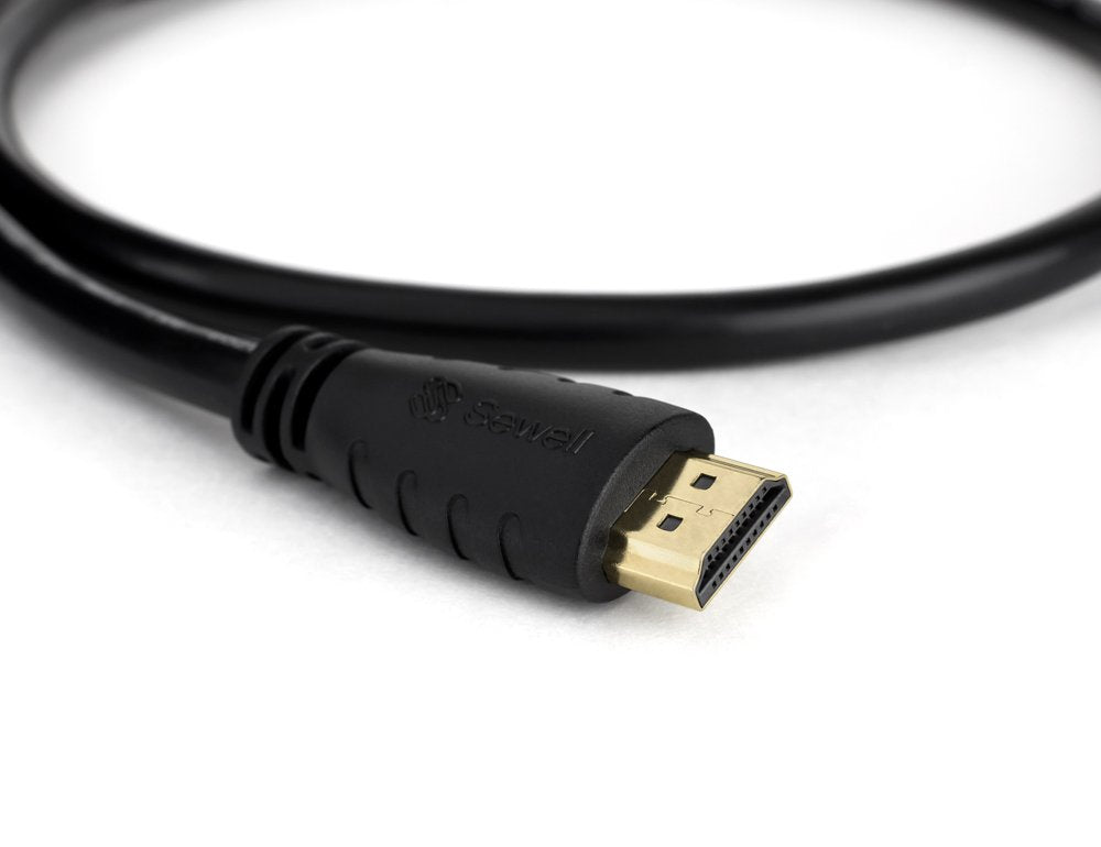 Silverback S4 HDMI Cable, 25 ft. 4K 60Hz 4:4:4, 1080p 120Hz, 18 Gbps, HDMI 2.0, HEC, ARC, 3D, Gold-Plated