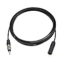 Bingfu Car FM AM Radio Antenna Extension Cable 6.5 feet / 2m Cord DIN Plug Connector Coaxial Cable for Vehicle Truck Car Stereo Head Unit CD Media