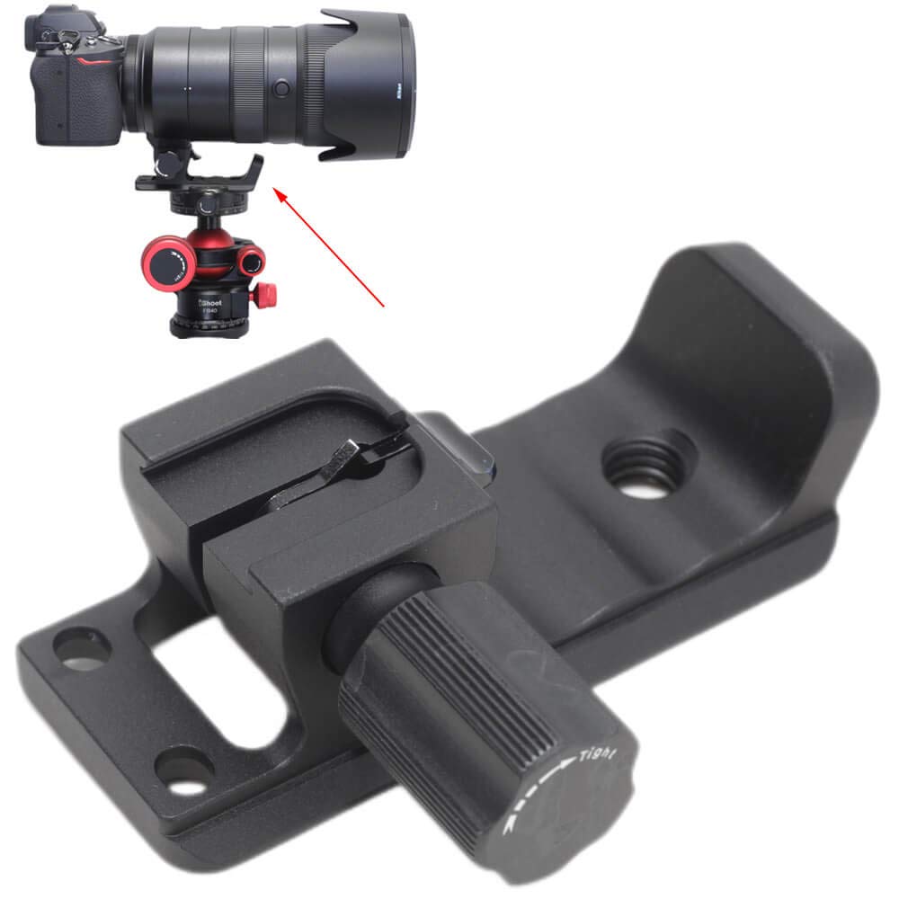 iShoot Lens Collar Replacement Foot Tripod Mount Ring Base Compatible with Nikon Nikkor Z 70-200mm f/2.8 VR S, Lens Support Holder with Arca Fit
