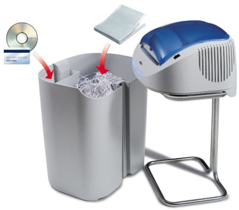 KOBRA +2 SS7 Professional Personal and Deskside Straight Cut Shredder; 2 Shredder Functions: up to 26 Sheets of Paper at a time or CD-Roms, DVDs