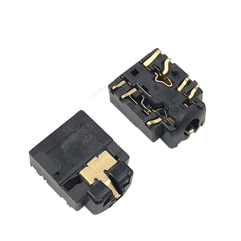 2PCS New Replacement 3.5mm Headset Jack Headphone Earphone Audio Plug Port Socket for Xbox One Slim S Controller.