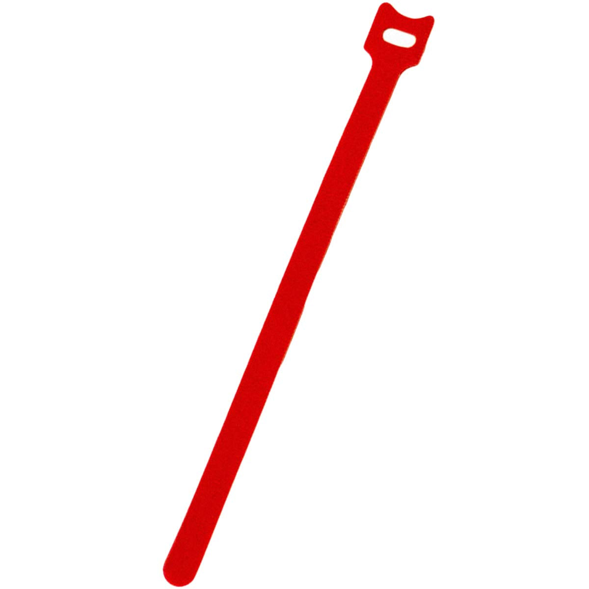 NavePoint 9.5 Inch Hook and Loop Reusable Strap Cable Cord Wire Ties 50 Pack Red