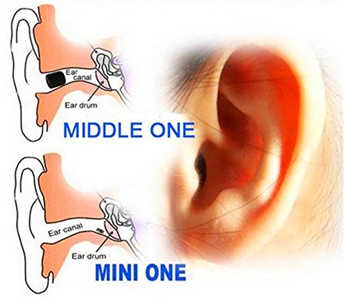 COOMAX Mini Spy Earpiece Invisible Earphone Cheat Covert Earpiece for Mobile Phone