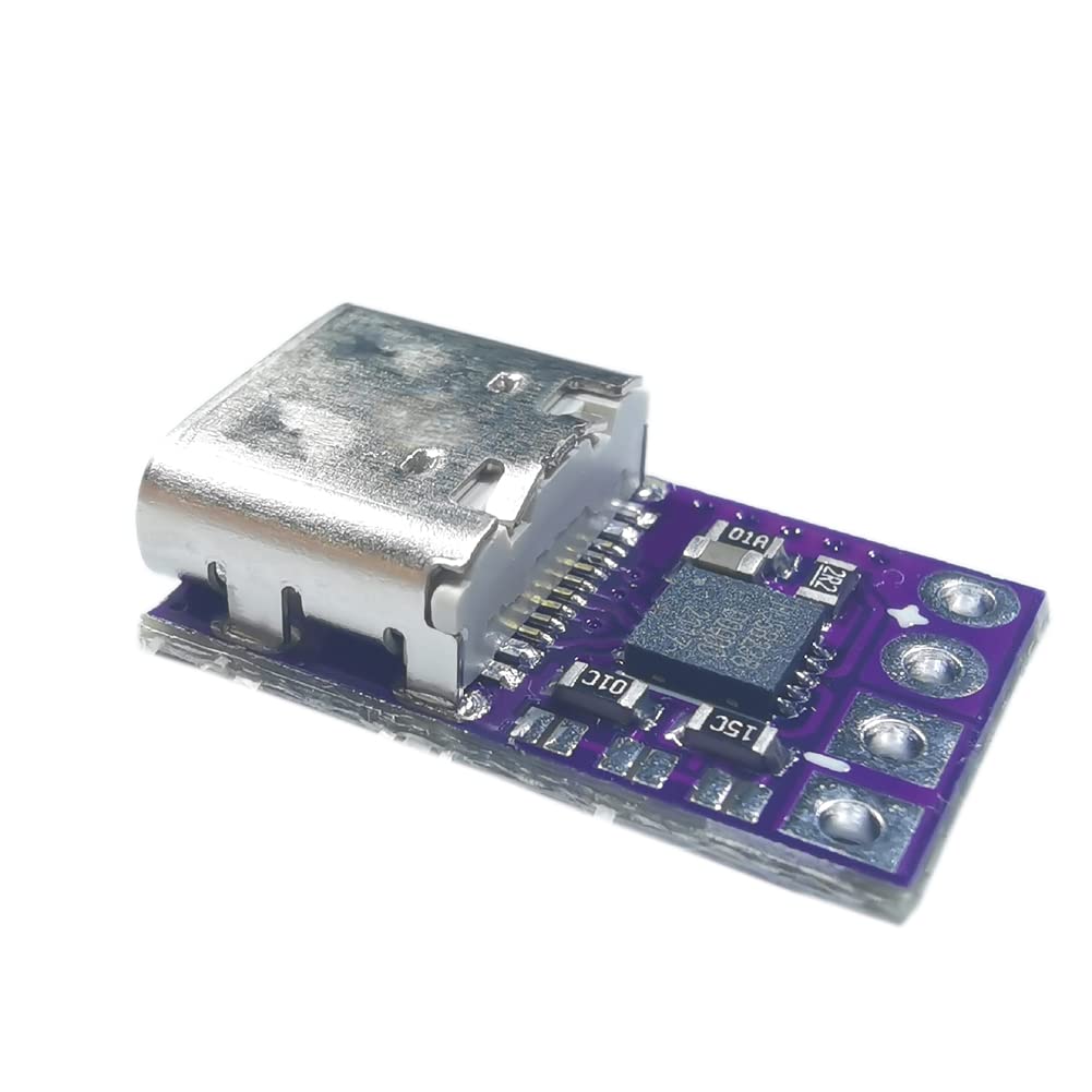 Delinx 2PCs USB-C Type-C PD Trigger Module Supports PD 2.0 3.0 Output DC 5, 9, 12, 15, 20 Volts 100W (PD to 5/9/12/15/20V)