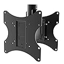 InstallerParts 23"-42" Back to Back Dual TV Mount Plate, 1.5" NPT Pipe Ceiling Mount, VESA 200x200 - Compatible with All Installerparts 1.5" NPT TV