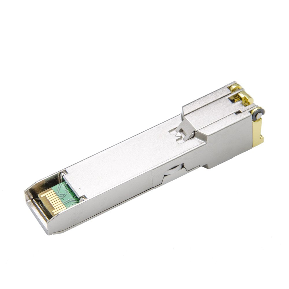 2Pack 10/100/1000BASE-T SFP RJ45 Copper, 1.25G Module Transceiver for Cisco GLC-T/SFP-GE-T/GLC-TA, Mikrotik S-RJ01 and Other Open Switch, up to 100m