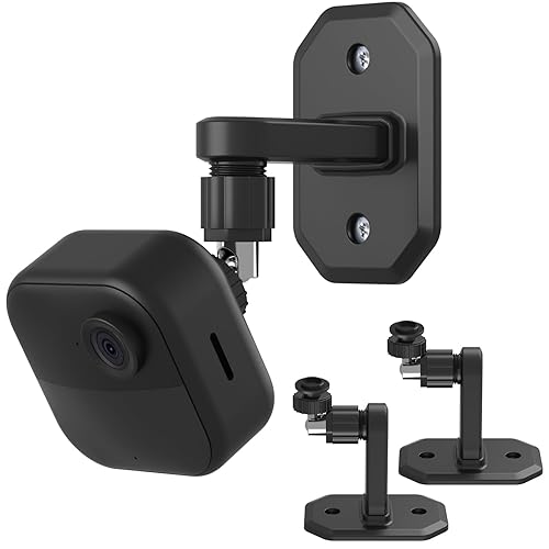 2Pack Adjustable Security Wall Mount Bracket for Blink Outdoor 4 (4th Gen) / (3rd Gen), Blink XT / XT2, Blink Mini, Perfect View Angle for Your Blink