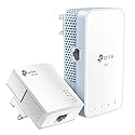 TP-Link Powerline WiFi Extender (TL-WPA7517KIT) - AV1000 Powerline Ethernet Adapter with Dual Band WiFi, OneMesh, Gigabit Port, Ethernet Over Power
