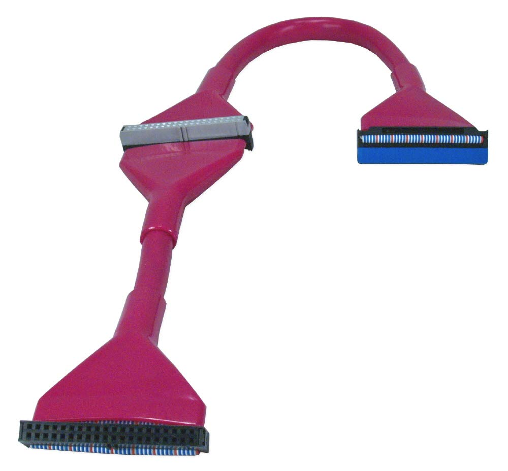 MyCableMart 24 Inches IDE ATA/133 40pin Dual Drives Round Internal Bulk Cable