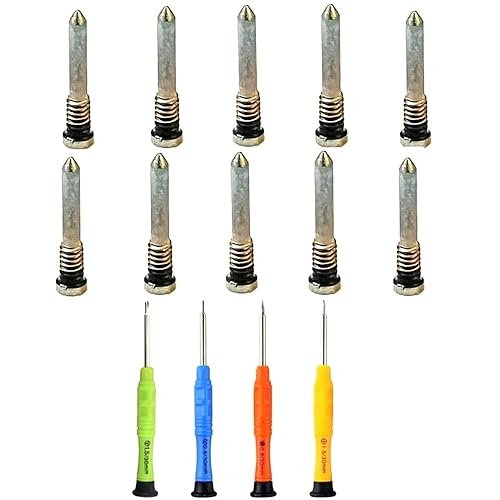 10x Bottom Screws Replacement for iPhone 14/13pro max13/12 Pro Max / 12 Pro / 12/11 Pro Max / 11 Pro / 11 / XS Max/XR/X (with 4 Screwdrivers) (Deep