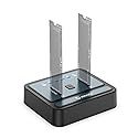M.2 NVMe/SATA SSD Cloner, M.2 Duplicator 2-Bay Hard Drive Enclosure, Tool-Free 20Gbps USB3.2 Gen 2X2 Hard Drive Reader for NVMe SATA SSD Supports