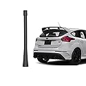PYGHAP Stylish Short Antenna Compatible with Ford Pontiac Saab Saturn Volvo Select Models, 6" Short Radio AM FM Antenna, Car Wash Proof, Flexible