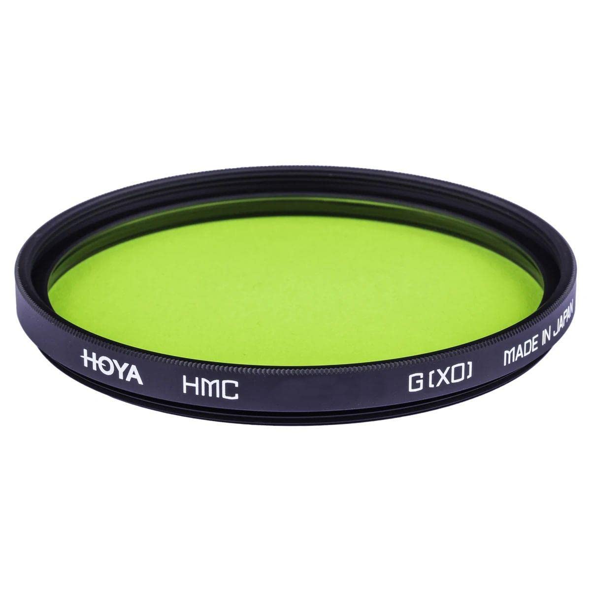 HOYA HMC X0 62mm Lens Filter (Yellow-Green) - Contrast Enhancing Camera Filter for B&W Photography with Slim Black Aluminum Frame, 6-Layer HMC