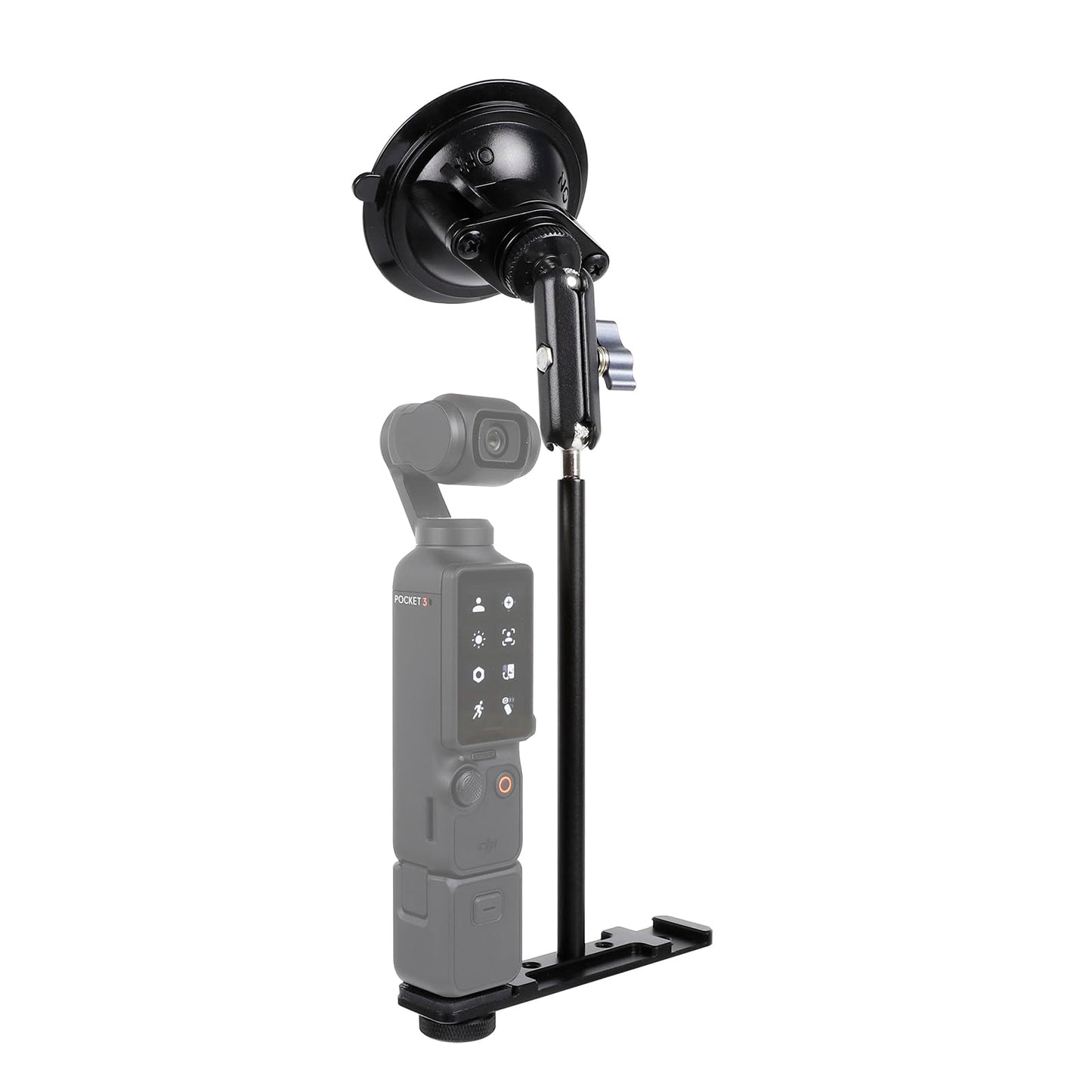 Leenconghui Suction Cup Mount for DJI Osmo Pocket 3, Car Windshield Window Vehicle Camera Holder Compatible with DJI Pocket 3 Accessories