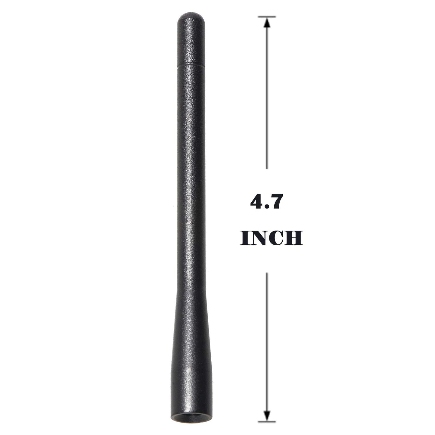 Anina 4.7'' Car Short Antenna Mast for 2009-2018 Ford F150 Aluminium Alloy Truck Antenna for AM/FM Radio Reception Car Wash Proof