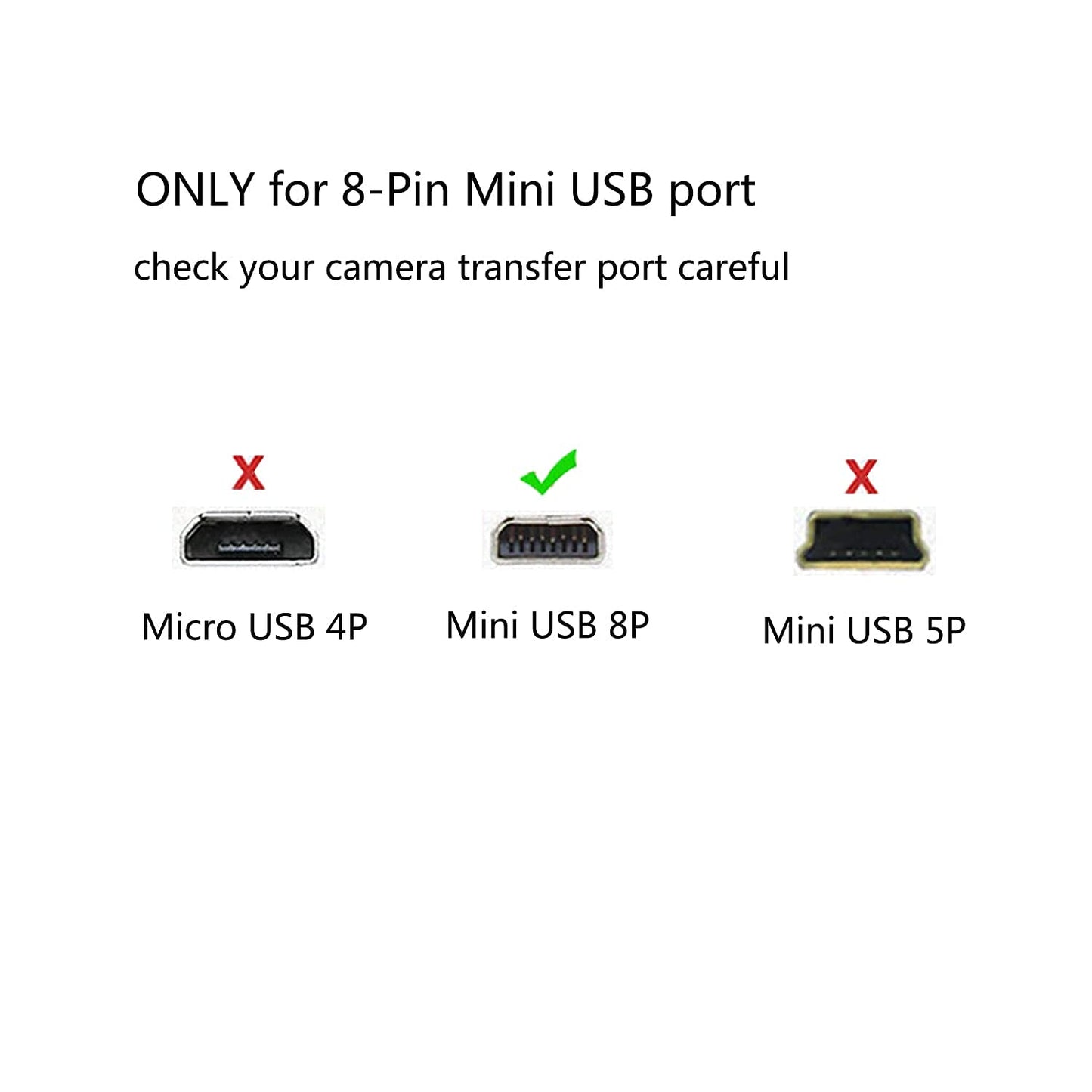 AILTECK Replacement USB Camera Transfer Data Sync Cable Cord for Sony Cybershot Camera DSC-H300 DSC-W800 DSC-W370 DSC-H200