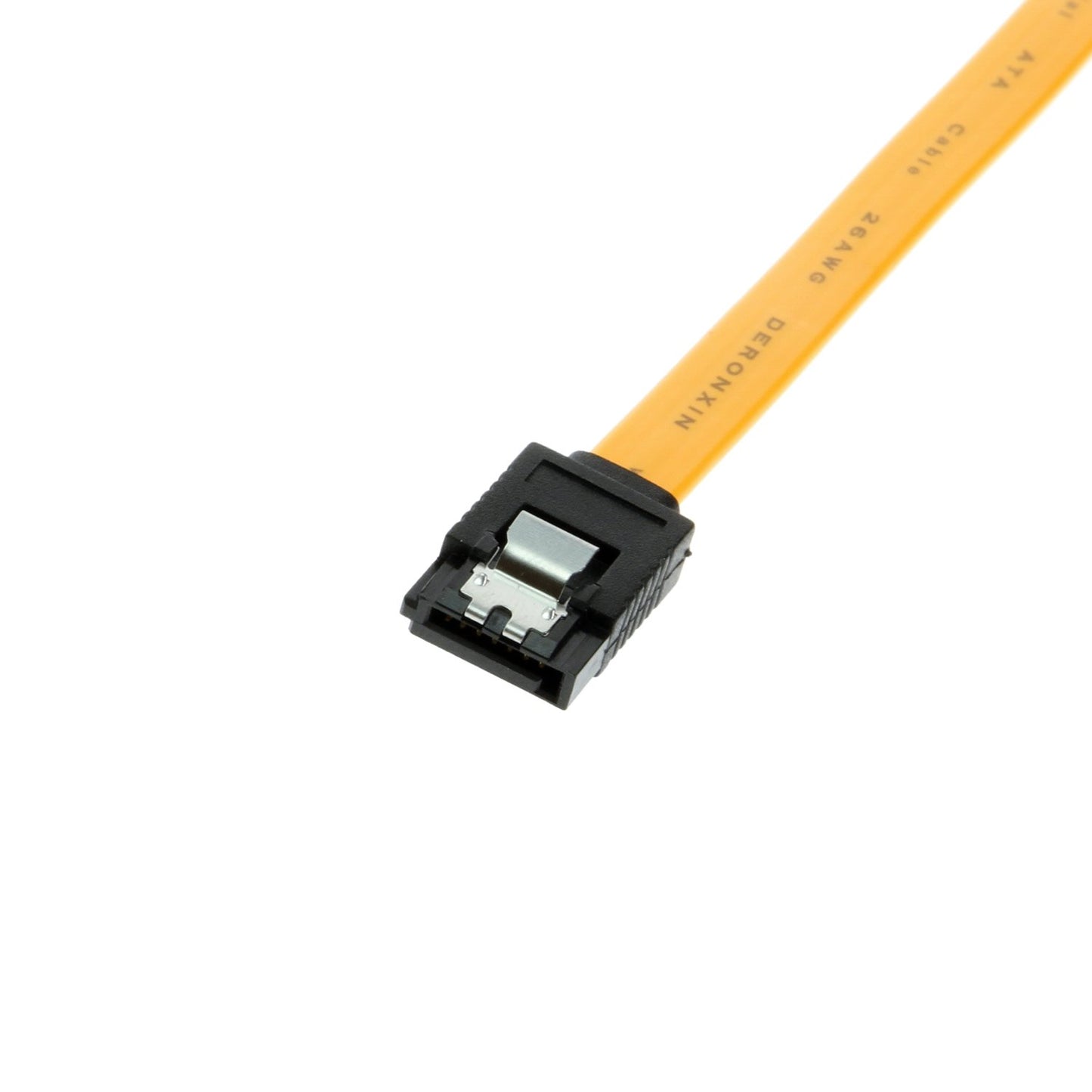 SATACables 16 inch SATAII Device Cable 26AWG Straight to Right